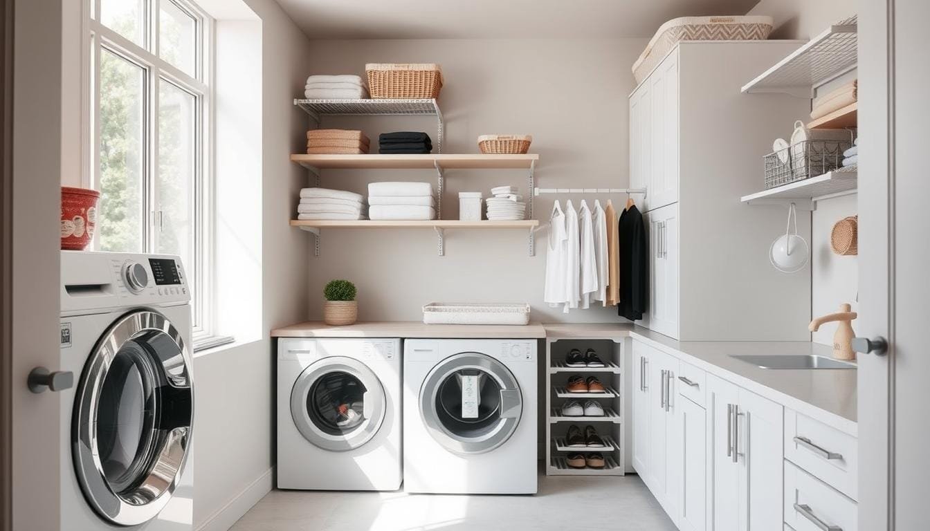 12 Creative Storage Solutions for an Organized Laundry Room