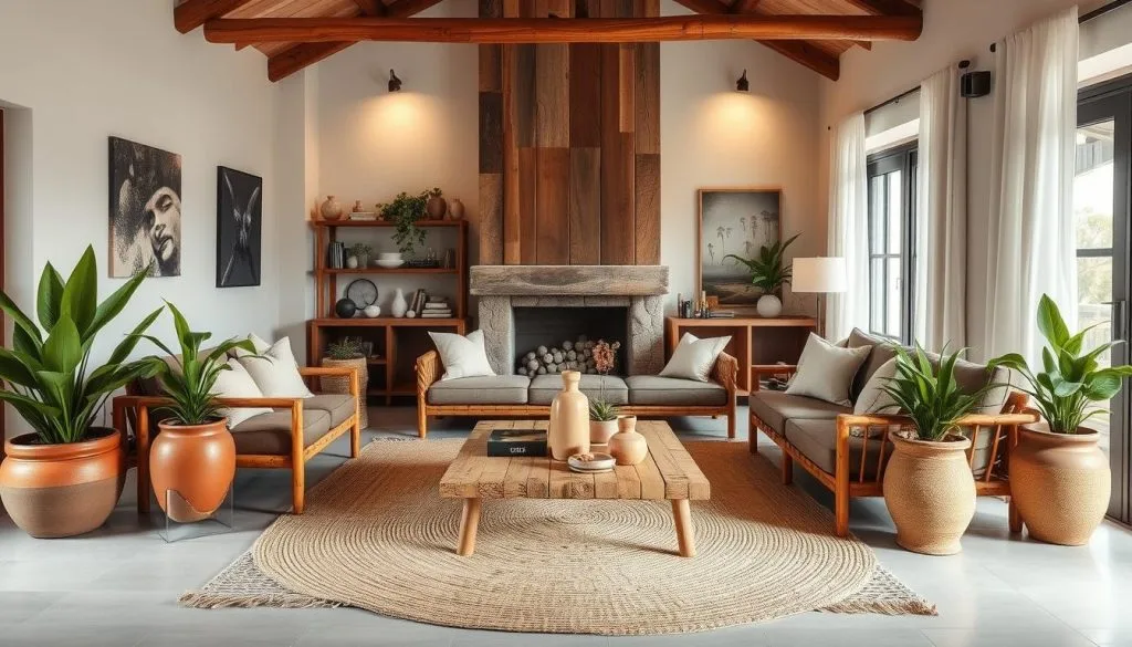 7-Natural-Materials-to-Incorporate-into-Your-Organic-Modern-Space - Design and Dwelling Organic Modern Interior Design