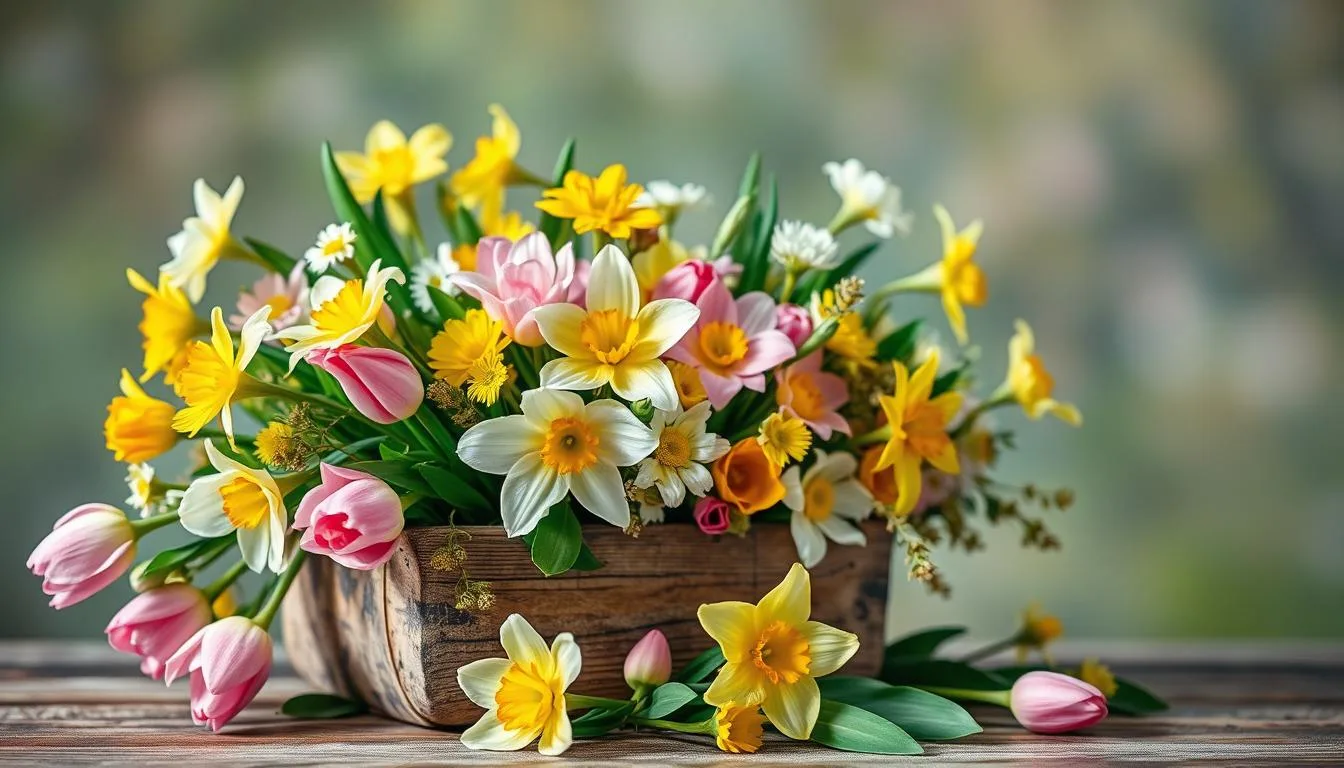 DIY Easter Centerpieces Using Fresh Flowers