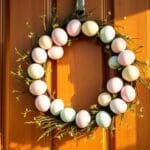 DIY Easter Egg Wreath for Your Front Door