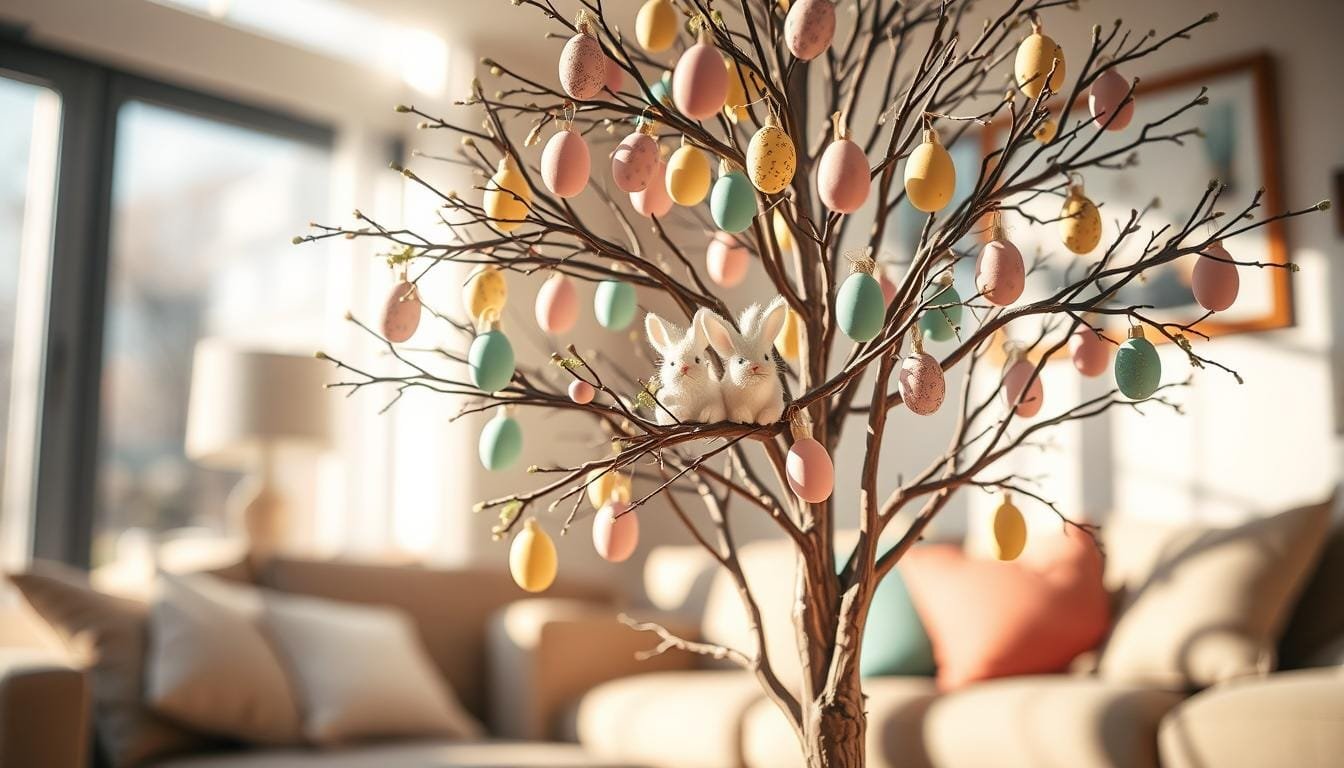 DIY Easter Tree: Decorating with Mini Eggs and Bunnies