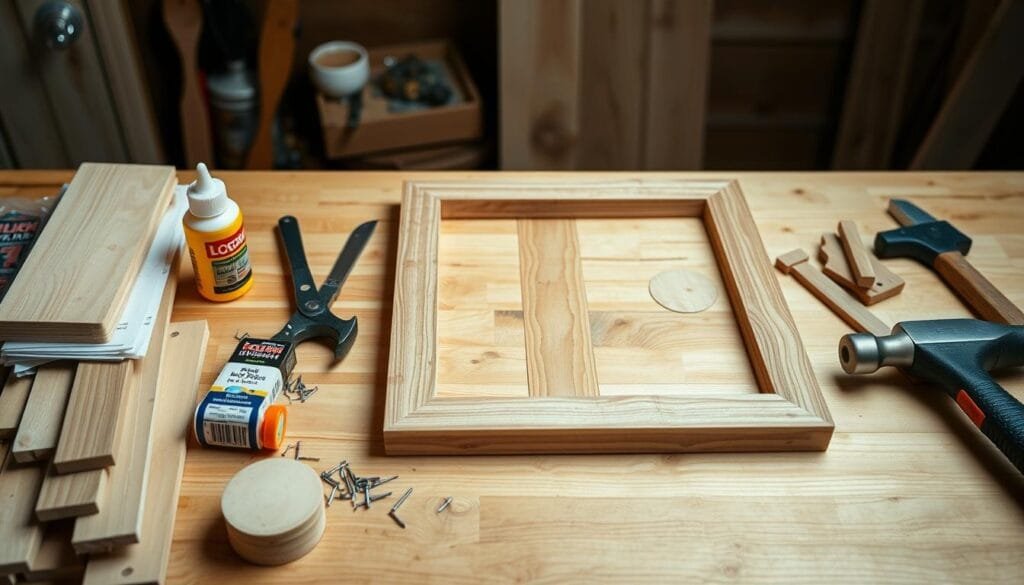 DIY rustic frame project instructions