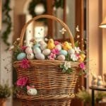Easter Basket Display Ideas for Your Entryway