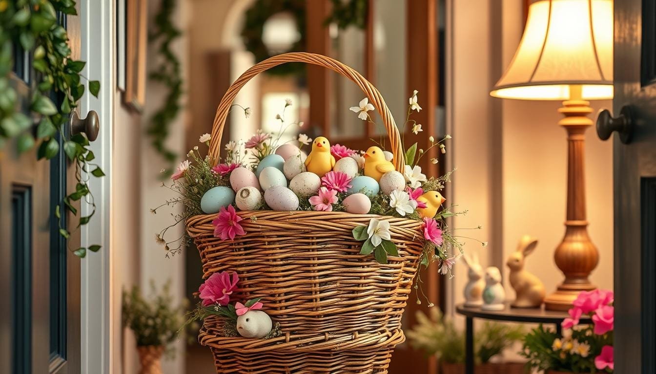 Easter Basket Display Ideas for Your Entryway