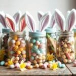 Easter Bunny Mason Jars: Cute Storage for Treats