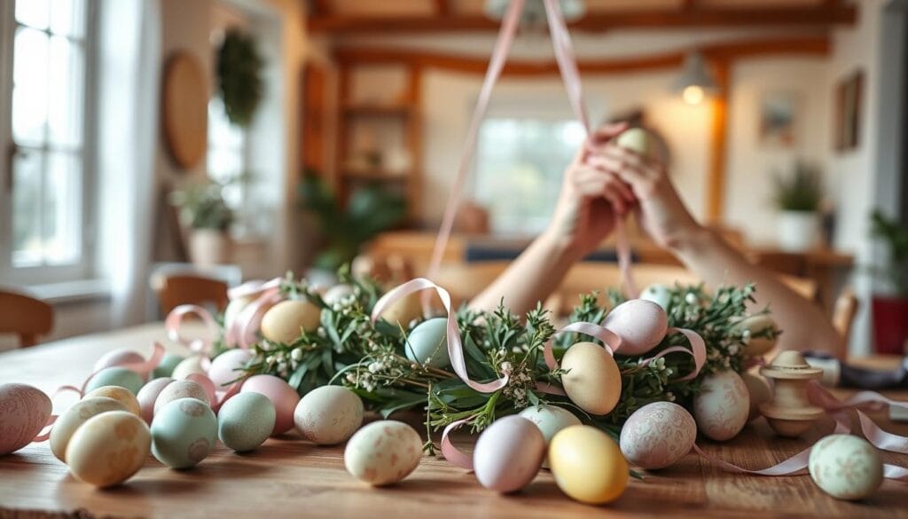Easter Egg Wreath Assembly
