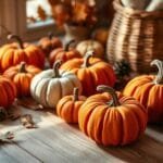 Easy No-Sew Fabric Pumpkins for Fall Décor