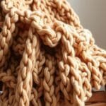 How to Make a Cozy Chunky Knit Blanket Without Needles