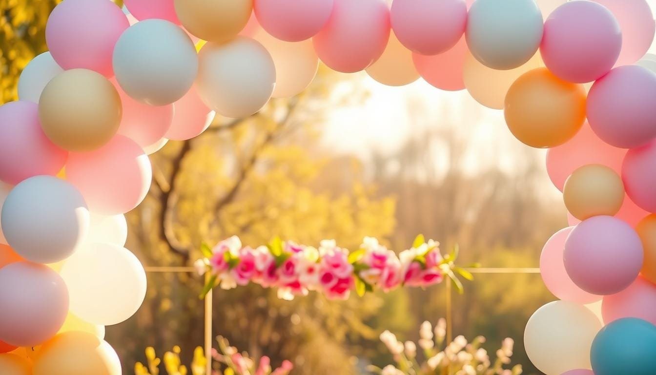 How to Make a Festive Easter Balloon Arch
