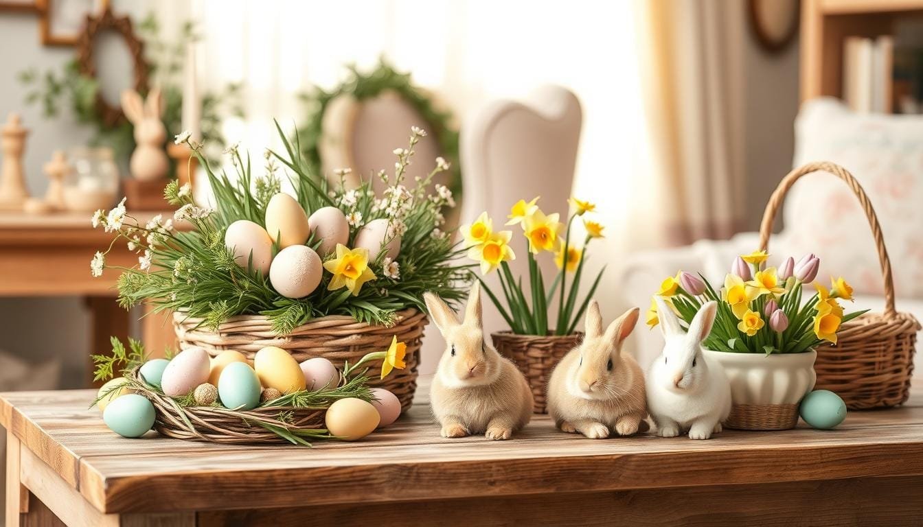Using Bunnies and Chicks in Your Easter Decor