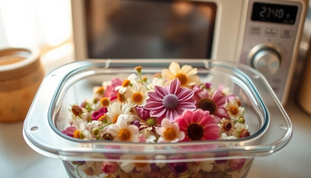 microwave flower press