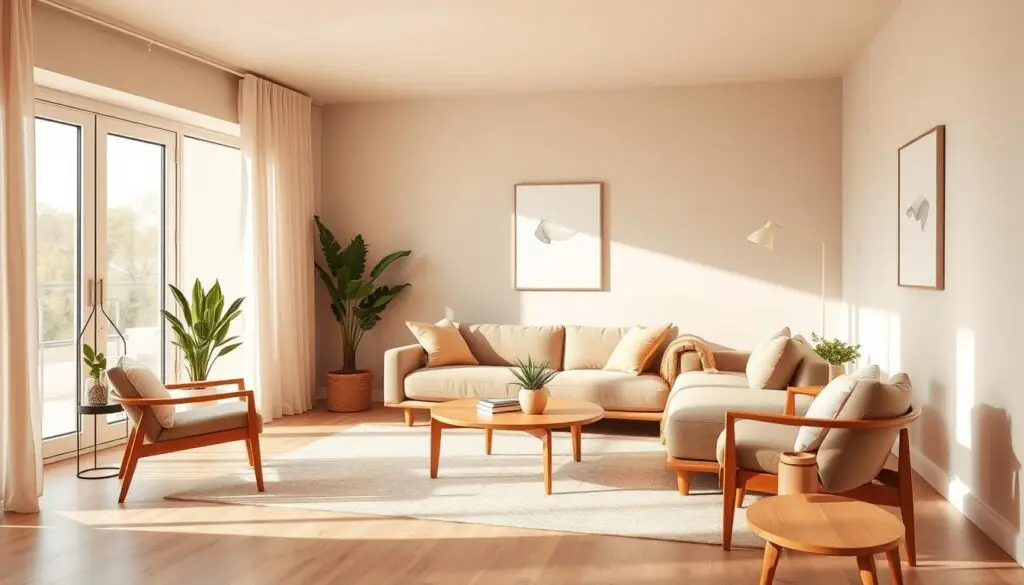 minimalist aesthetic with warmth elements