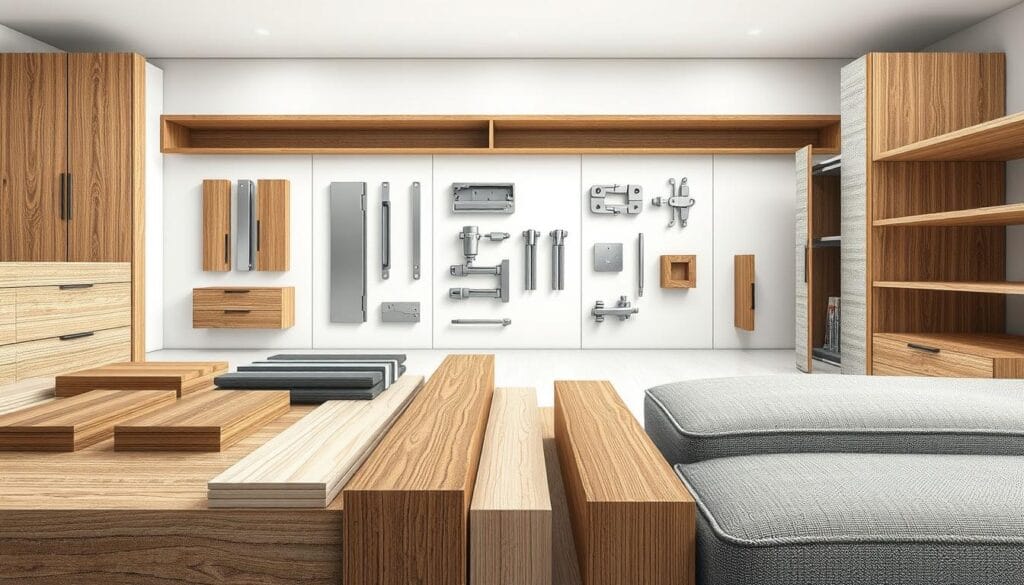 materials and mechanisms in furniture design