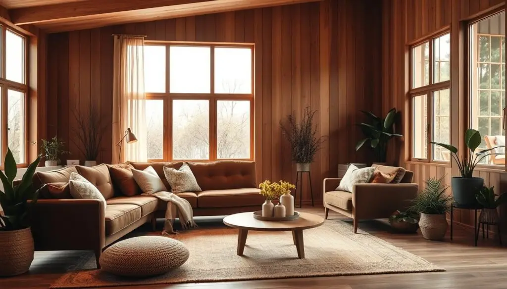 modern brown interior design