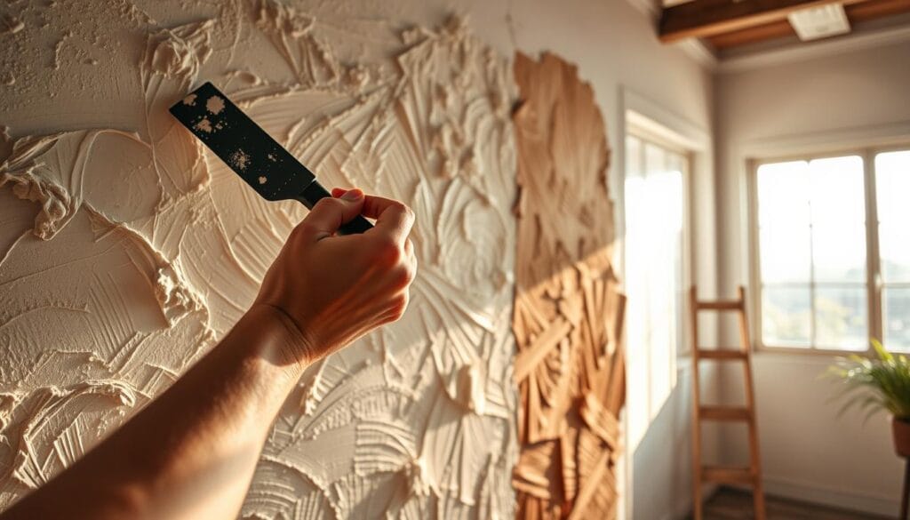 painting textured walls techniques