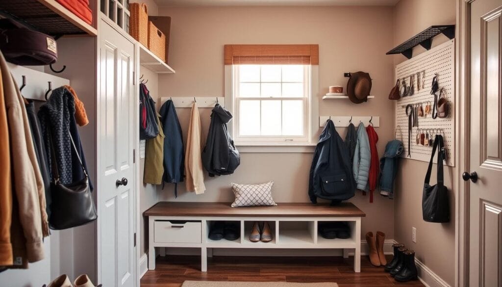 decluttering tips for mudrooms