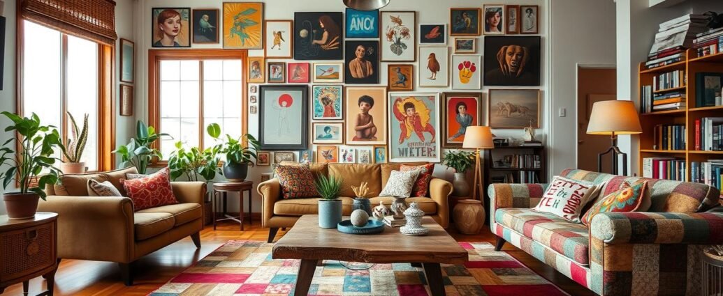 eclectic home interior