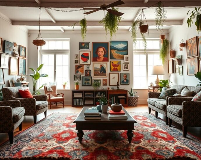 eclectic home interior design