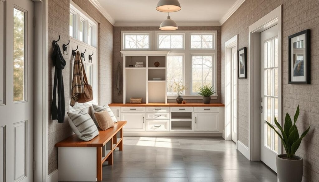 functional stylish mudroom