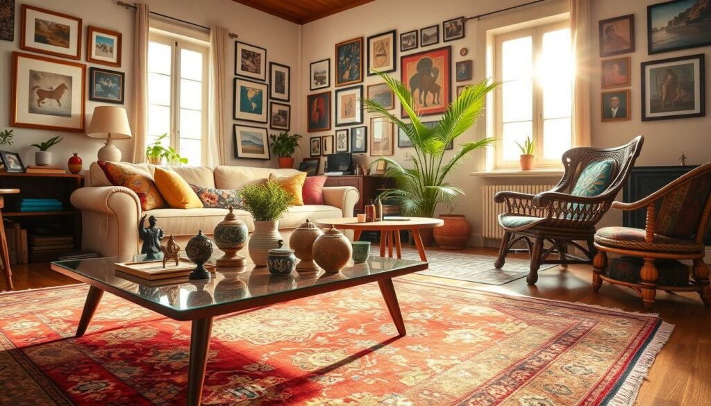 global accents in eclectic design