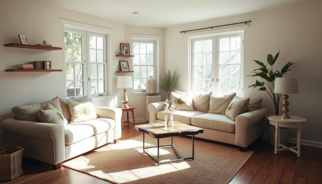 inexpensive living room makeover