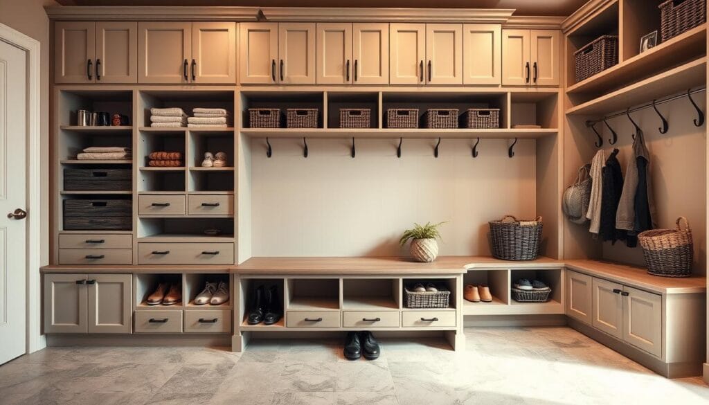 innovative mudroom storage