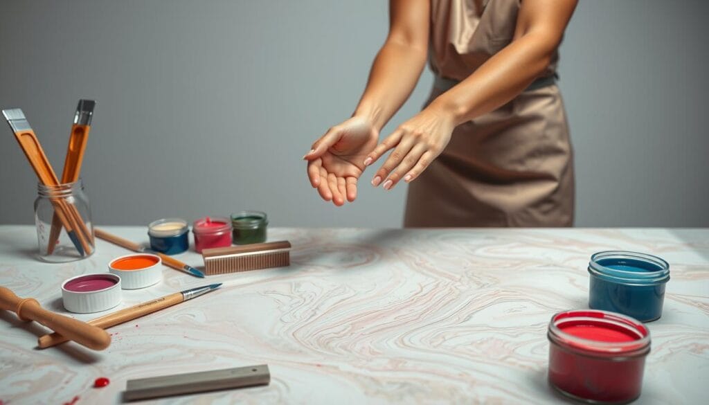 marbleizing techniques