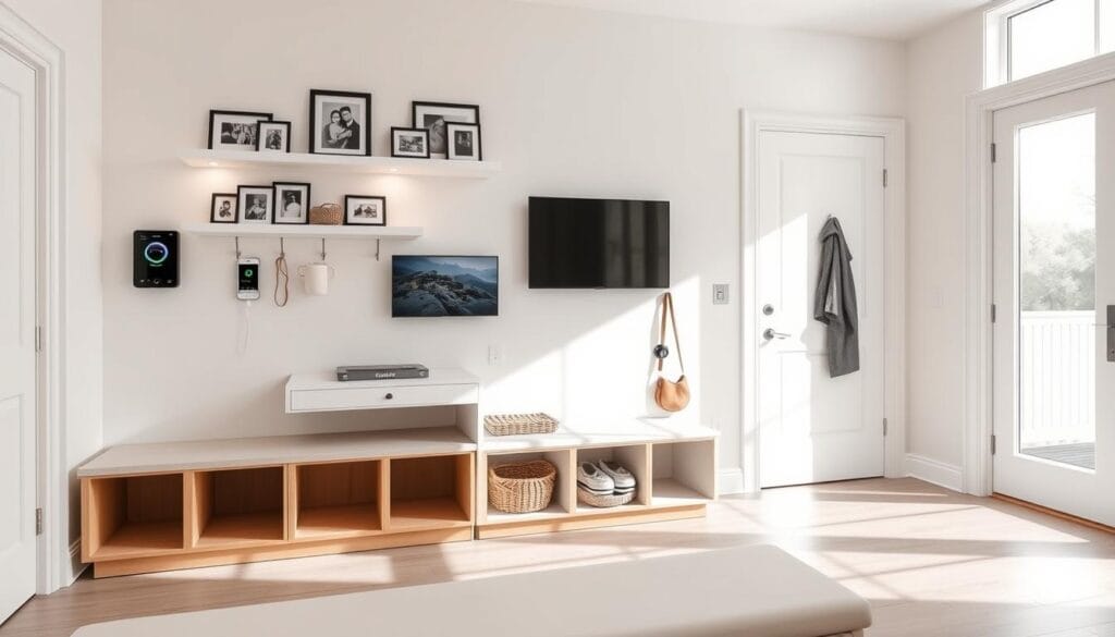 smart mudroom features