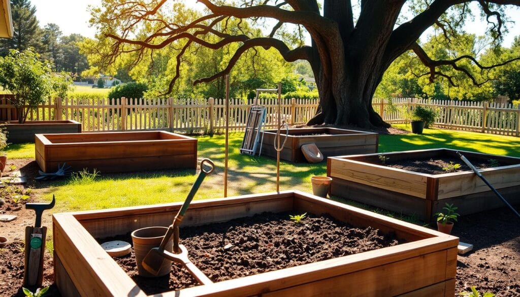 Raise garden beds DIY