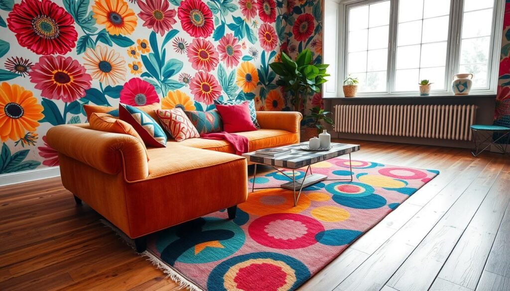 bold colors and patterns