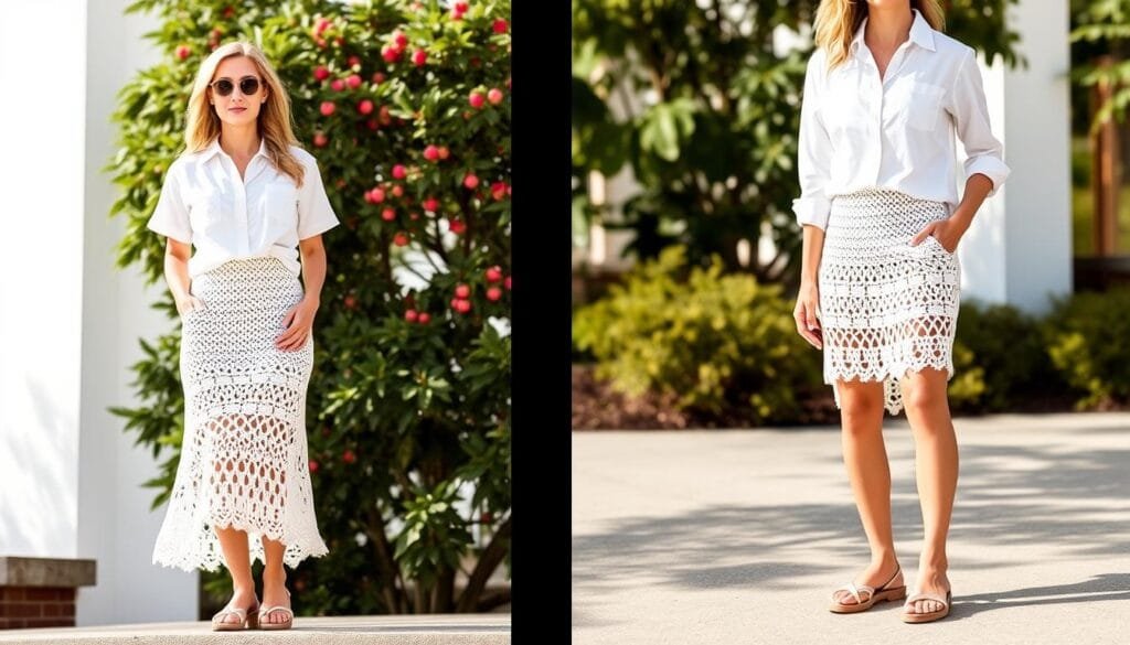 Alex Mill Callie Hand Crochet Skirt