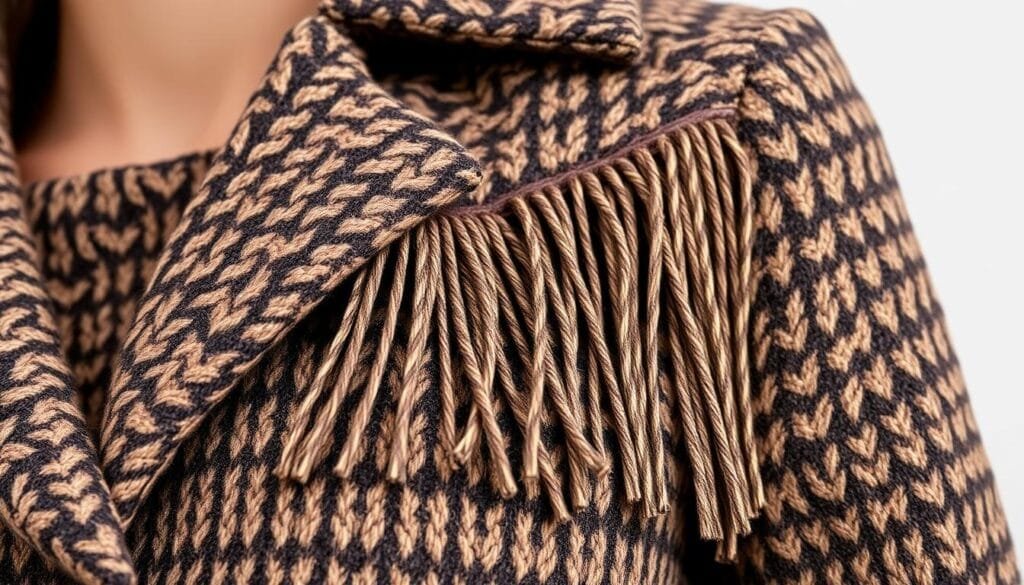 Frame Tweed Fringe Jacket