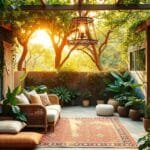 How to Make a Boho Patio Lounge on a Budget