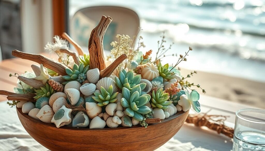 coastal centerpiece color scheme