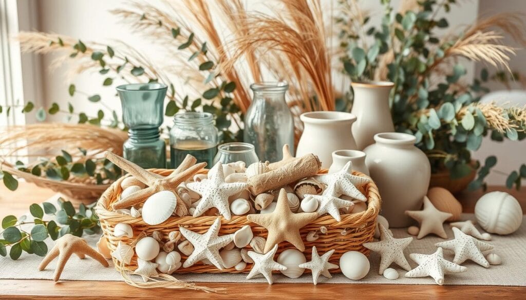 coastal centerpiece materials
