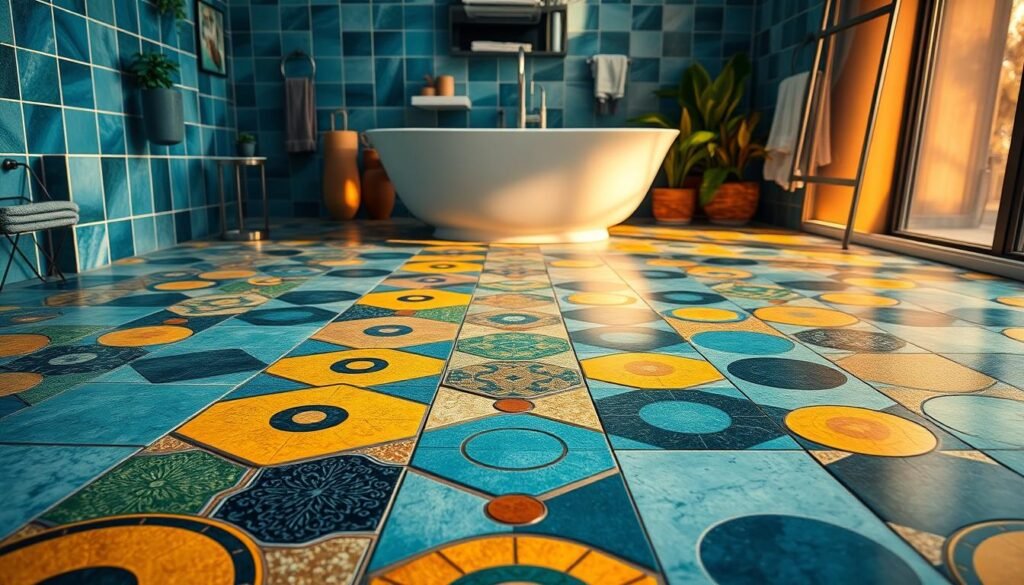 creative tile floor patterns creative tile floor patterns