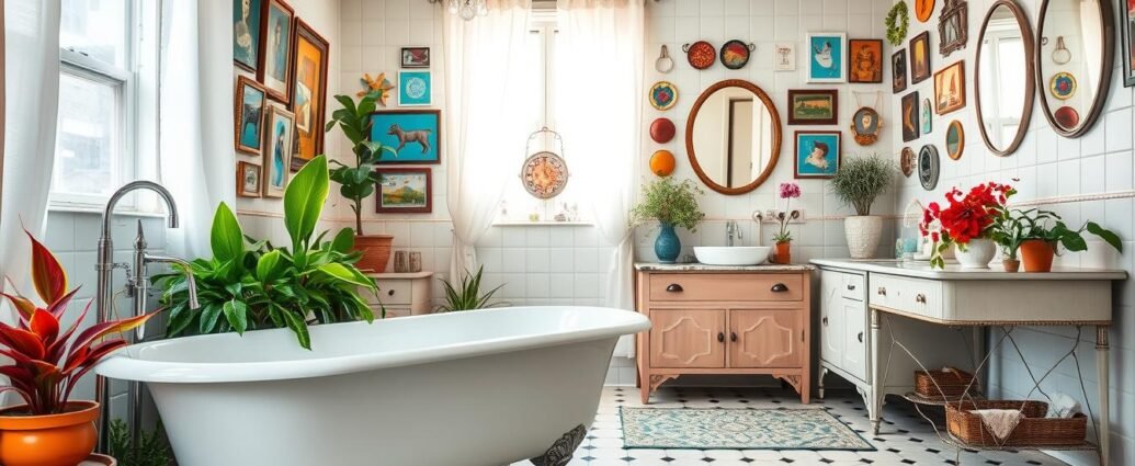 eclectic bathroom decor