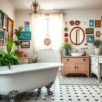 eclectic bathroom decor