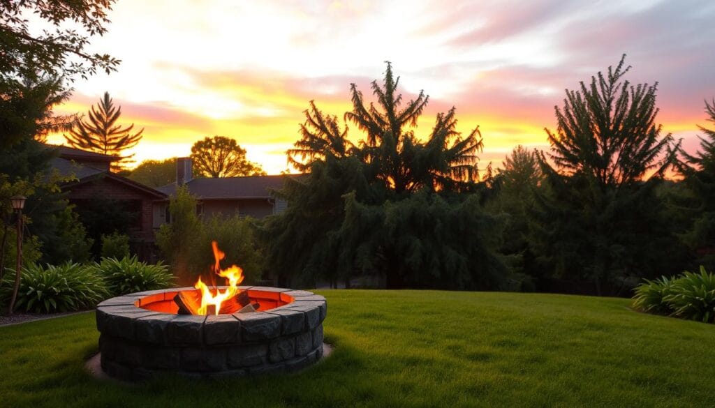 fire pit location