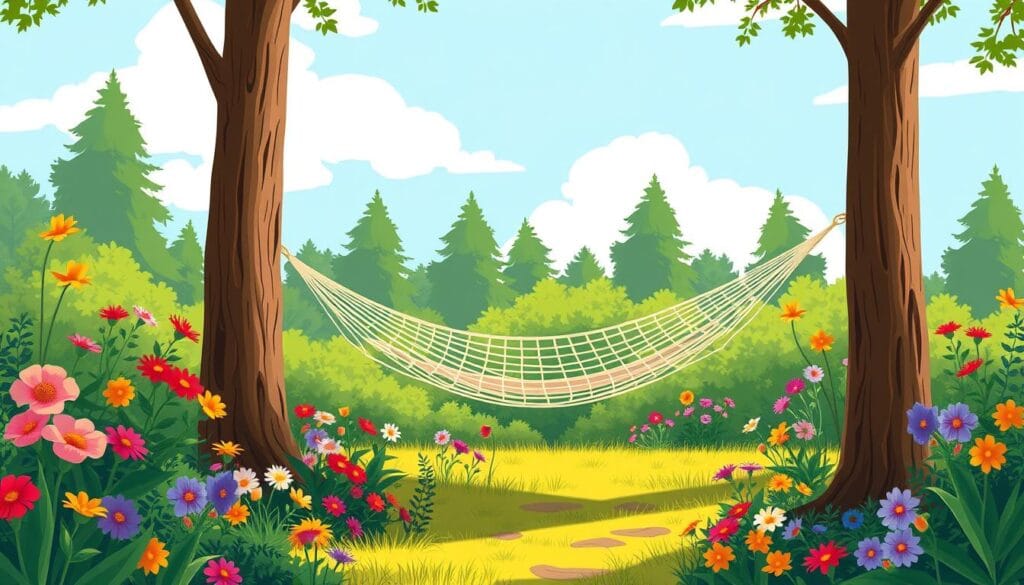 how to hang backyard hammock