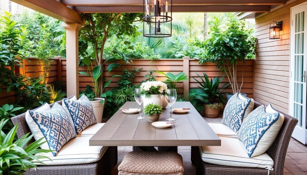 outdoor cushions and pillows