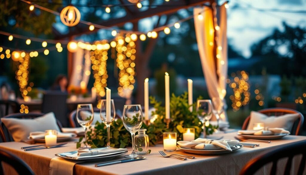 outdoor dining lighting ideas