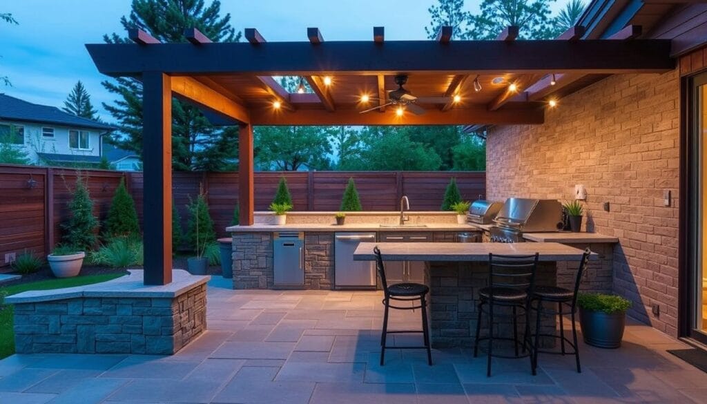 outdoor kitchen ideas on a budget