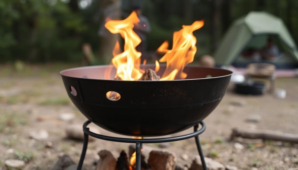 portable metal fire pit