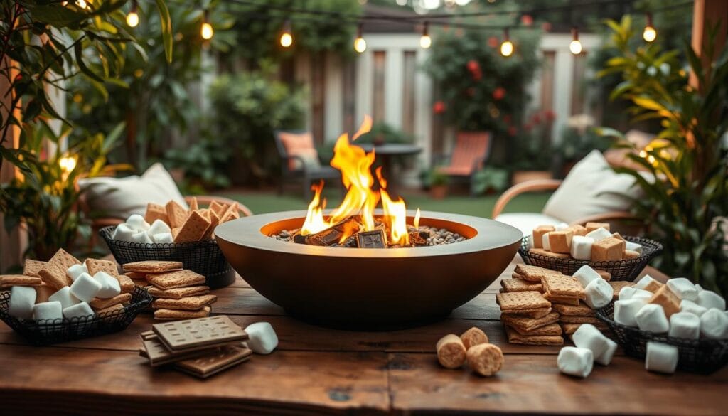 s'mores station