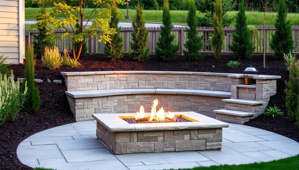stone fire pit designs