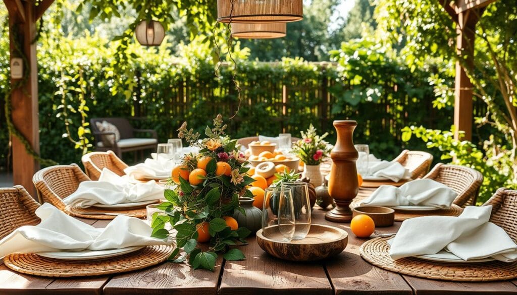 summer tablescape