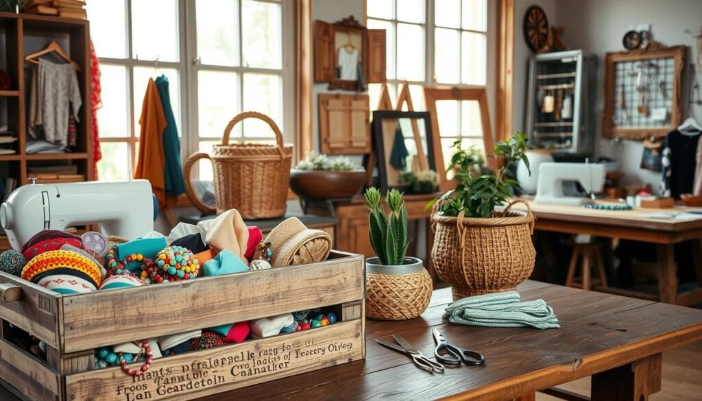 upcycling thrifted items