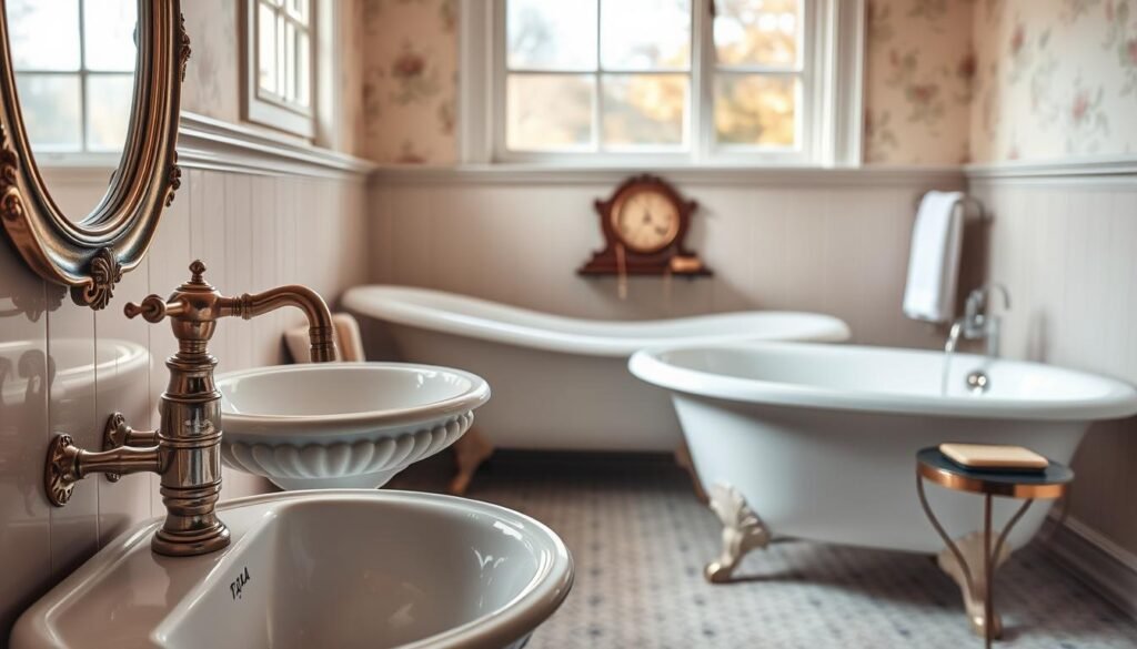 vintage bathroom fixtures