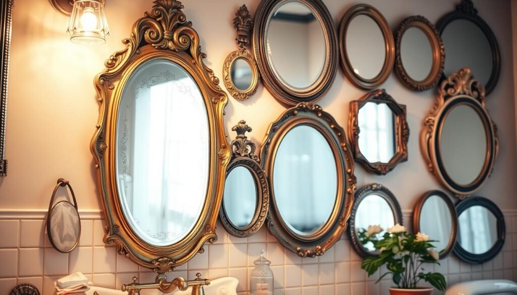 vintage bathroom mirrors